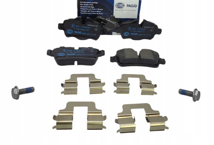 HELLA 8DB 355 013-661 KIT PLAQUETTES FREINS FREINS DISQUE