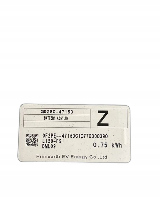 BATTERIE FOR TOYOTA COROLLA OEM: G928047150