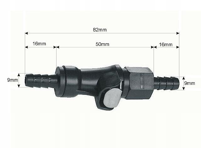 DE DESMONTAJE RÁPIDO WEZYKA DE TANQUE COMBUSTIBLES DISTRIBUIDOR 8MM 