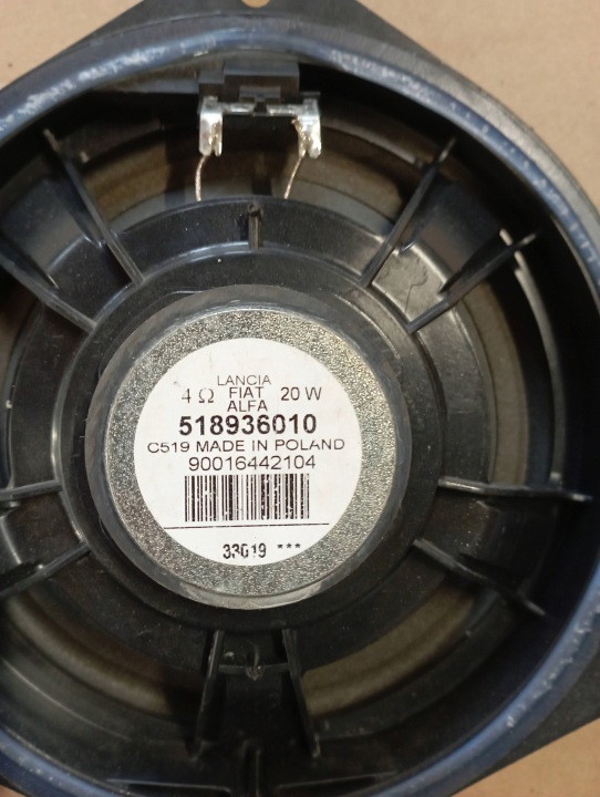 FIAT 500 HAUT-PARLEURS AVANT ARRIÈRE ENSEMBLE 52021973 52021975 518936010