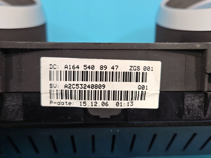 COMPTEUR MERCEDES ML W164 A1645408947 3.0 CDI V6 EUROPE