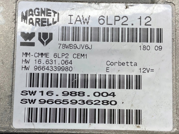 CITROEN C4 I 2009 CONTRÔLEUR MODULE ECU