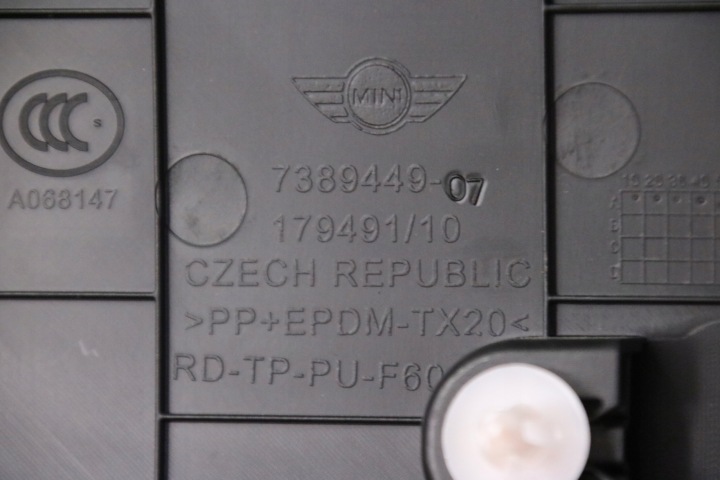 MINI F60 PROTECTION GARNITURE COUVERCLES DE COFFRE ARRIÈRE ARRIÈRE 7437269