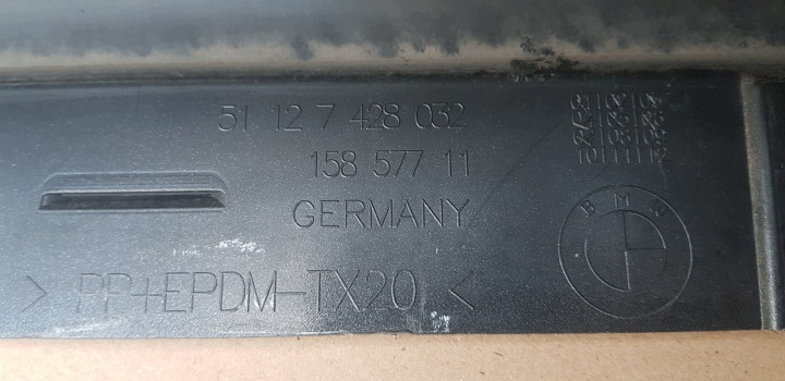 BMW 3 G20 G21 MODULE 51127428032 DROITE REVÊTEMENT MOULURE SEUIL