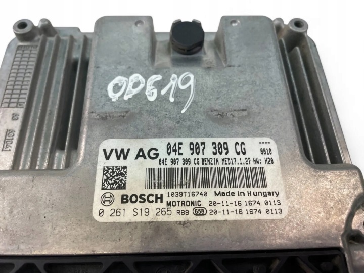 JEDNOSTA GESTIONNAIRE MOTEUR ECU VW PASSAT B8 (3G2) 0261S19265 31266701 2019
