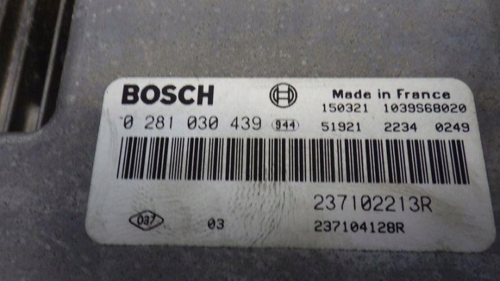 ORDINATEUR MOTEUR RENAULT CLIO IV 1.5 DCI 237102213R 237104128R 0281030439