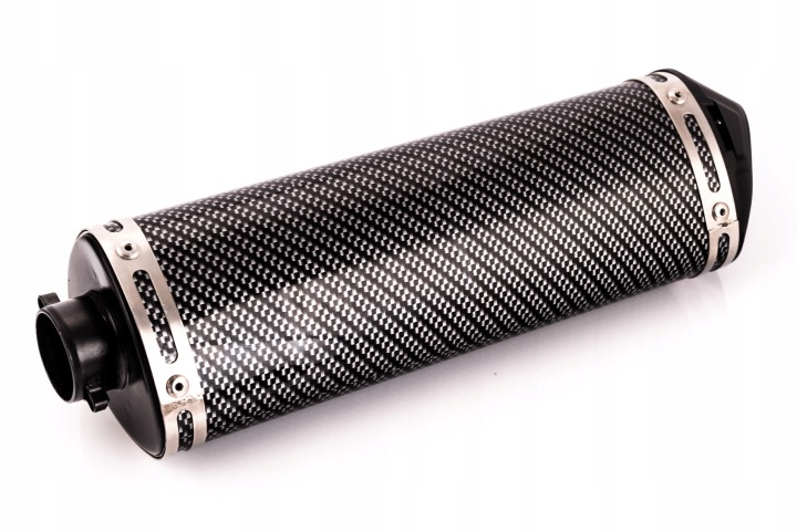 SILENCIEUX ÉCHAPPEMENT MOTOCYCLETTE UNIVERSEL CARBONE