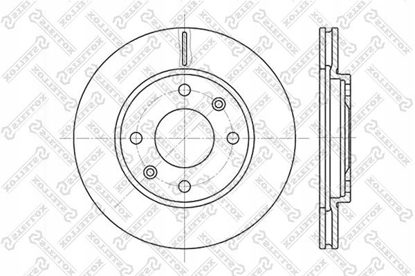 DISCO DE FRENADO CITROEN XSARA BREAK 1.9 D 98-05 