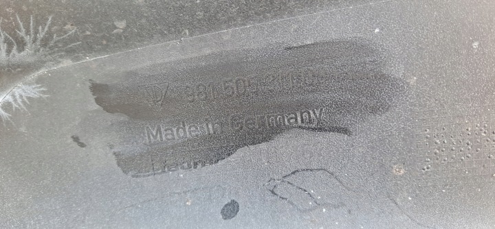 PORSCHE BOXSTER 981 12-16R PARE-CHOCS AVANT AVANT EN BON ÉTAT 98150531100