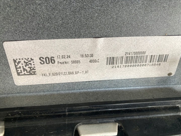 PARE-CHOCS BMW 3 G20 G21 LCI LIFT RECOMMANDÉ