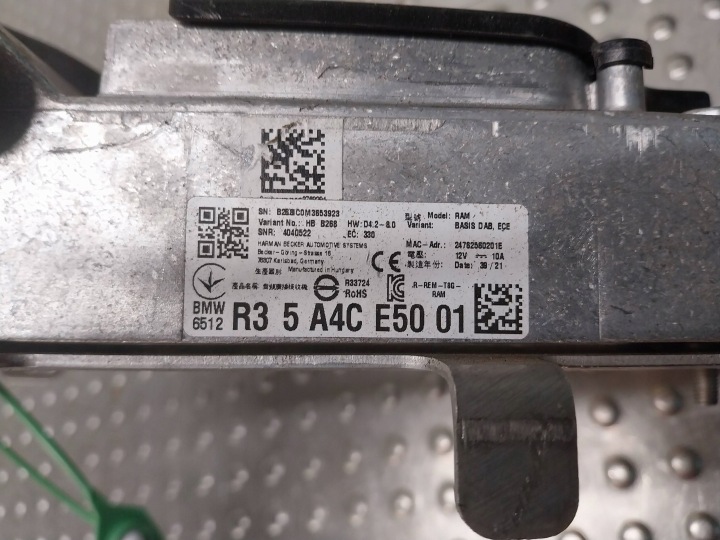 MODULE CONTRÔLEUR DAB AMPLIFICATEUR 5A48219 5A4CE50 BMW G20 G30 G31 G01 G02 G05