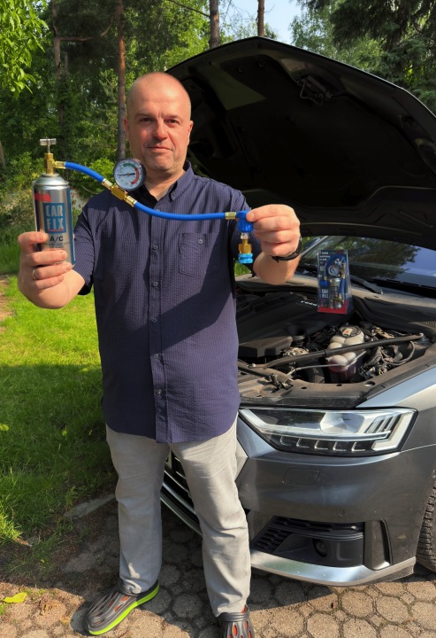 CARFIX 5W1 CZYNNIK REFROIDISSEMENT R134A GAZ VERS CLIMATISATION X4 BOMBA 136G