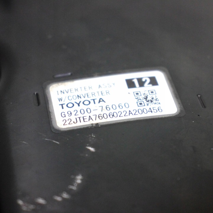 INWENTER TOYOTA COROLLA TREK G920076060 29995483 2.0L 130KW 2022