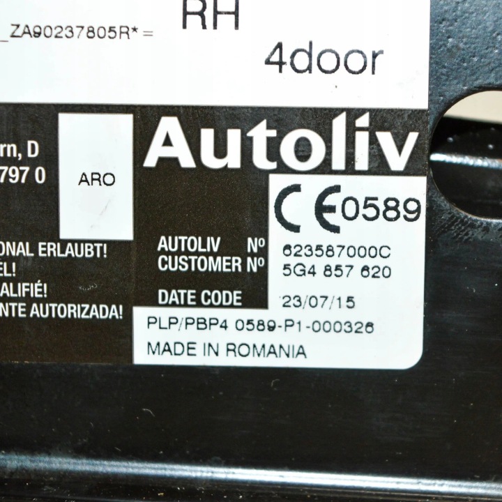 TENDEUR COURROIE SÉCURITÉ AVANT DROIT AUDI A3 LIMOUSINE (8VS, 8VM)