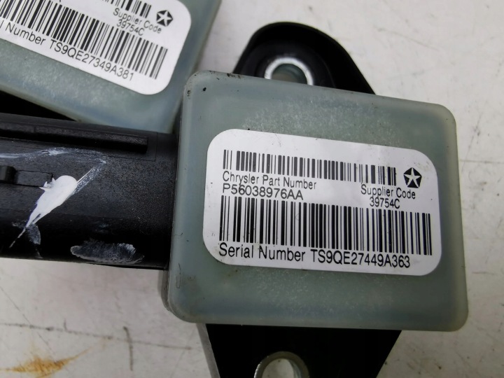 JEEP CHEROKEE 2015 ENSEMBLE CAPTEUR COUP AIRBAG
