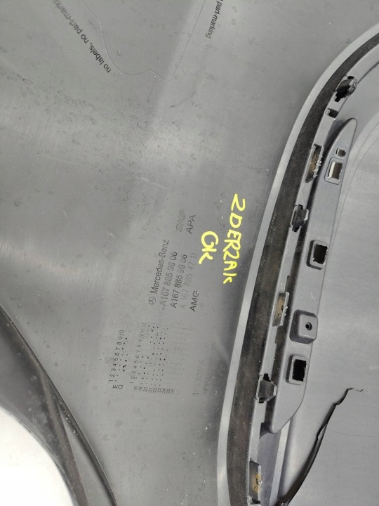 MERCEDES GLE W167 AMG PARE-CHOCS ARRIÈRE ARRIÈRE A1678859606