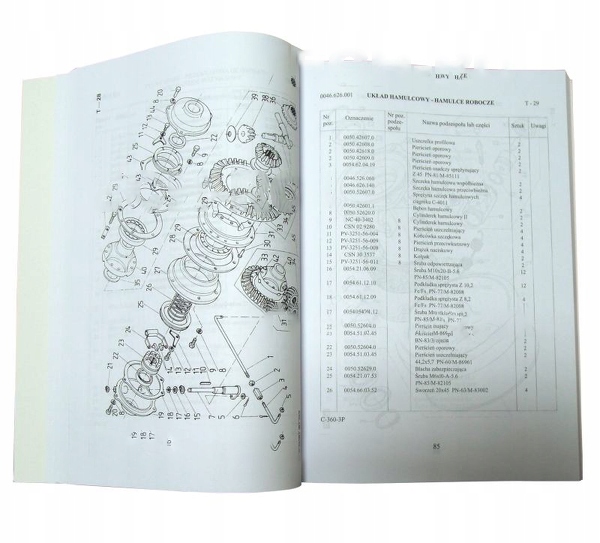 CATALOGUE PIÈCES VERS C-360-3P, AD3.152, 46810000