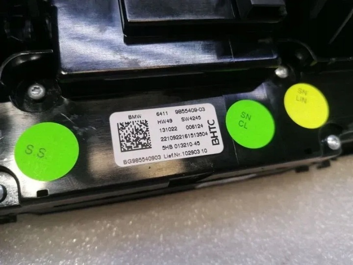 BMW 4 M4 G82 G22 CAR CLIMATE CONTROL 9855409 PANNEAU A/C