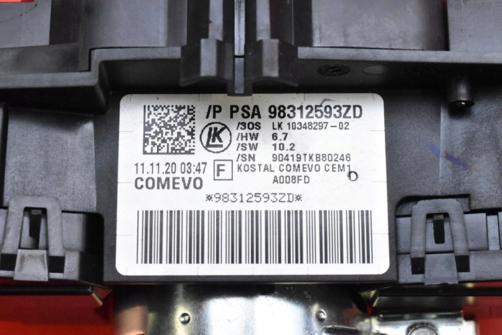 COMMUTATEUR COMPOSITE ARAIGNÉE 98312593ZD CITROEN C3 III 5D HAYON LIFT 20-21