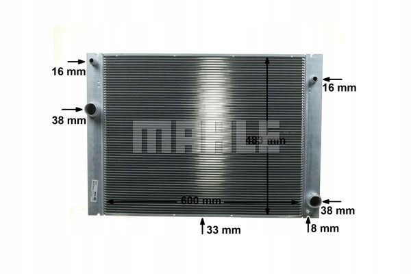 BEHR MAHLE RADIATEUR BMW E66/E66 7 05- AUTOMATE