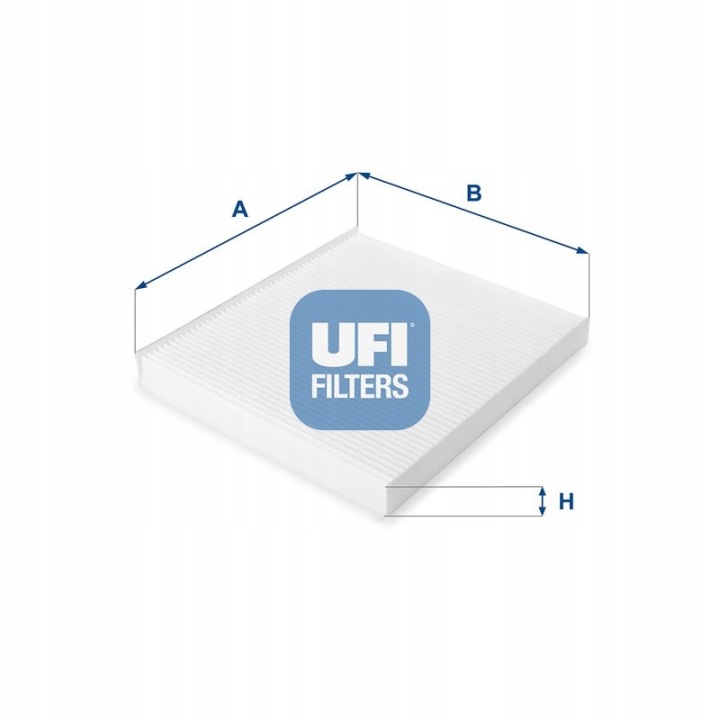 UFI 53.209.00 FILTRE VENTILATION ESPACES PASAZERSKIEJ
