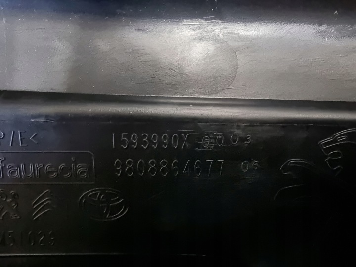 PARE-CHOCS ARRIÈRE PDC OPEL ZAFIRA LIFE 9808864677 1614345880 NEUF ORIGINAL