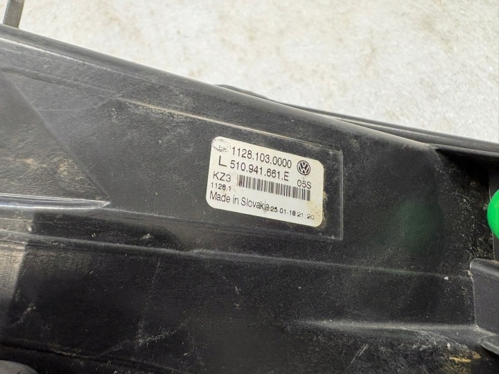 PHARES ANTIBROUILLARD PHARE ANTIBROUILLARD GAUCHE VW GOLF VII SPORTSVAN LIFT 510941661E