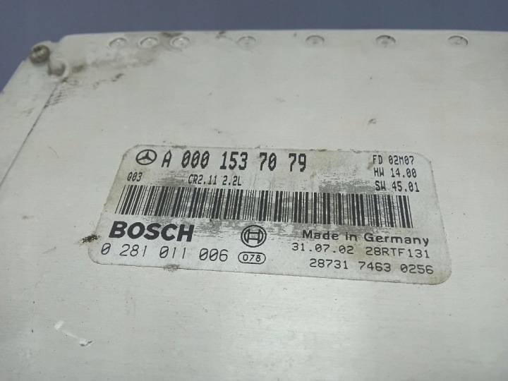 MERCEDES W203 2.2 CDI CONTRÔLEUR MOTEUR A0001537079 0281011006