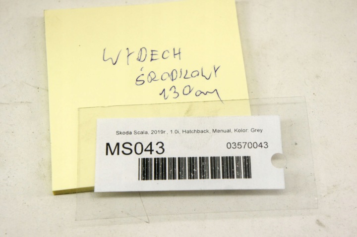 MS043 SKODA SCALA 1.0I SILENCIEUX CENTRAL ÉCHAPPEMENT