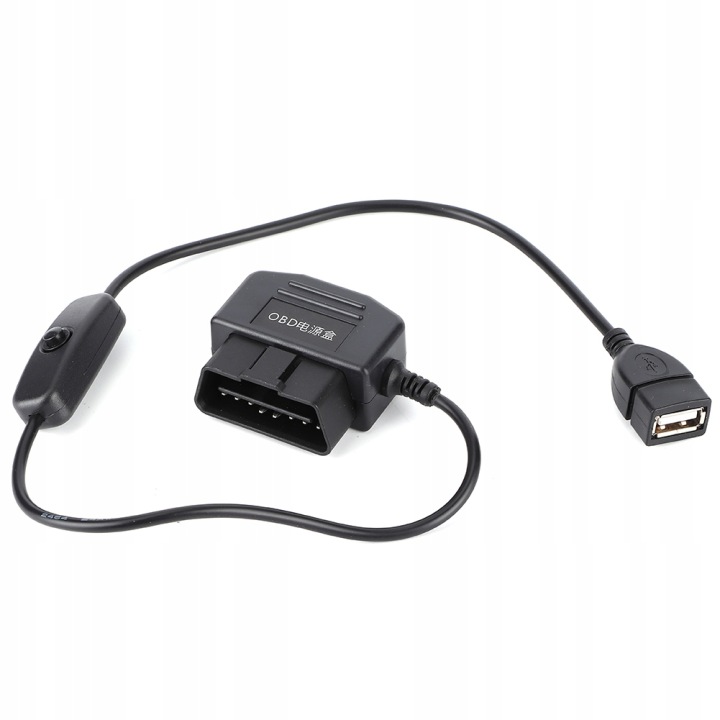 CÂBLE LADUJACY OBD2 USB CHARGEUR AUTOMOBILE GPS DVR AVEC CONNECTEUR 16-PINOWYM