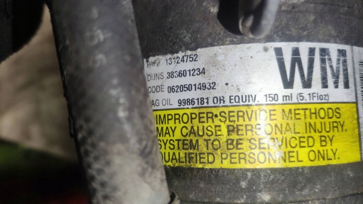 COMPRESSEUR DE CLIMATISATION OPEL ZAFIRA B VECTRA C 1.9 CDTI 13124752 WM 100% OK