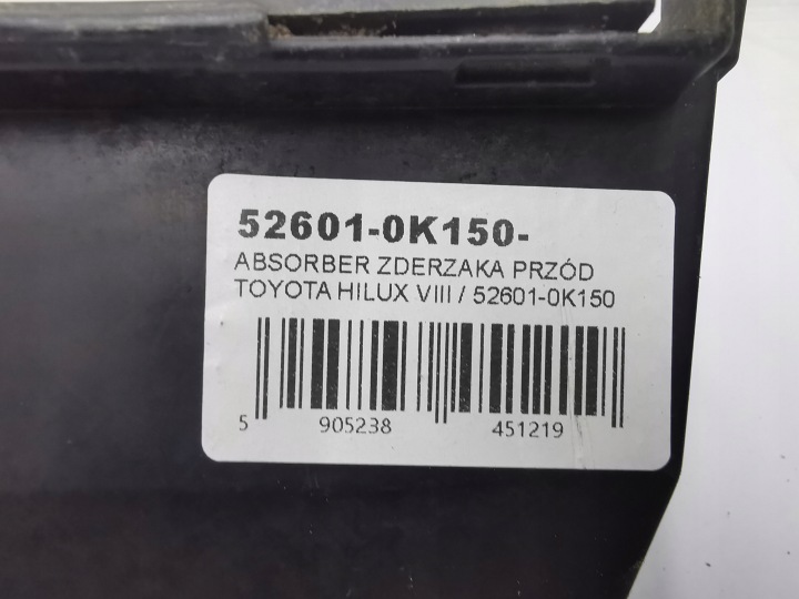 AMORTISSEUR PARE-CHOCS AVANT TOYOTA HILUX VIII 52601-0K150