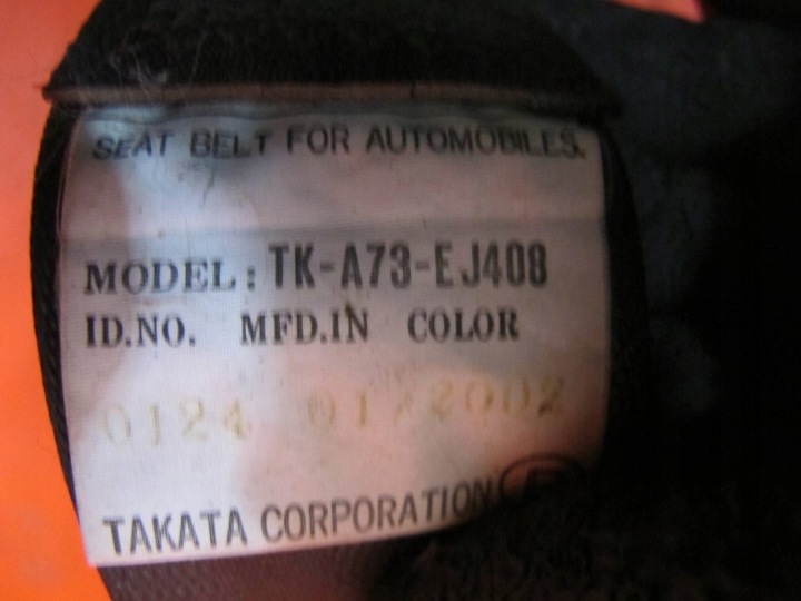 HONDA JAZZ 2 II GD1 COUSSINS BOUCHON AIRBAG AIR BAG COURROIE TENDEUR ENSEMBLE