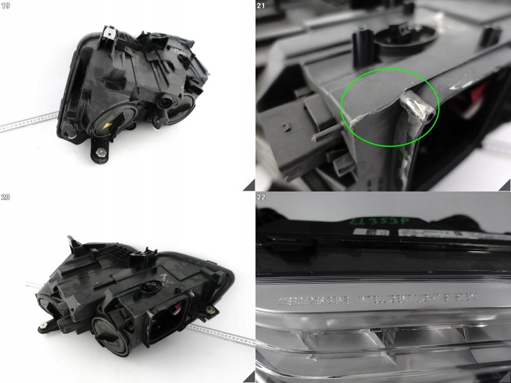 MERCEDES GLK X204 12-15 LIFT MOPF ILS XÉNON LED PHARE DROITE AVANT EUROPE