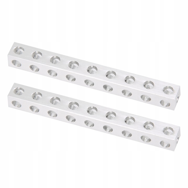 POUTRE CARRÉE ROBOTYCZNA PIÈCE 2PCS 3106 0009 0072 AVEC 9 OUVERTURES 8X8X72MM