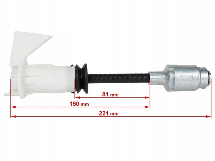 PIEZA INSERTADA CERRADURA DE CAPO CABLE MECANISMO FOCUS C-MAX 