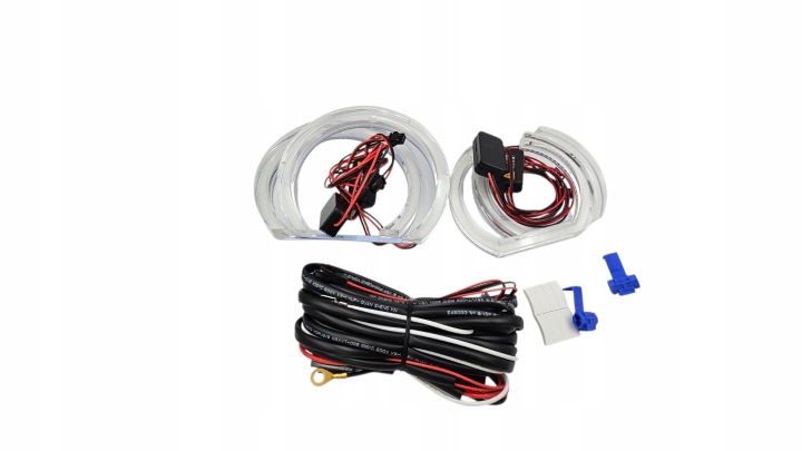 CRYSTAL WHITE SEGMENTS BMW E60 E61 E90 E91 105MMX2 131MM 2 PIÈCES BLANC PUISSANT