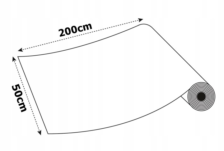 FILM TUNING TERMOPLASTYCZNA NOIRE MAT VERS OKLEJANIA VOITURE 50X200CM