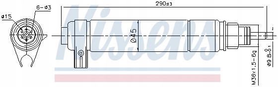 DESHUMECTADOR NISSENS 95346 