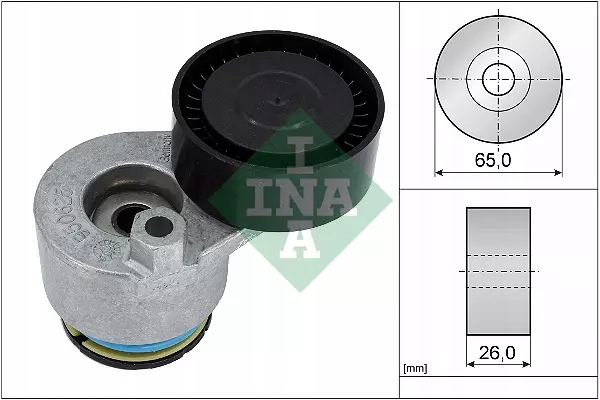 INA NAPINACZ+PASEK RENAULT CLIO II 1.4 16V 1.5DCI