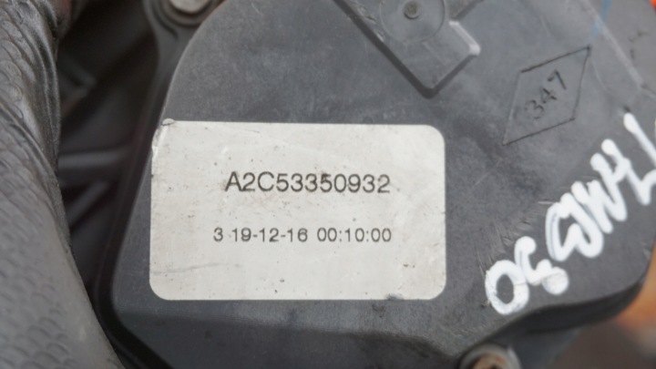 TRAFIC III VIVARO 1.6 DCI 95KM R9M413 PAPILLON DES GAZ A2C53350932