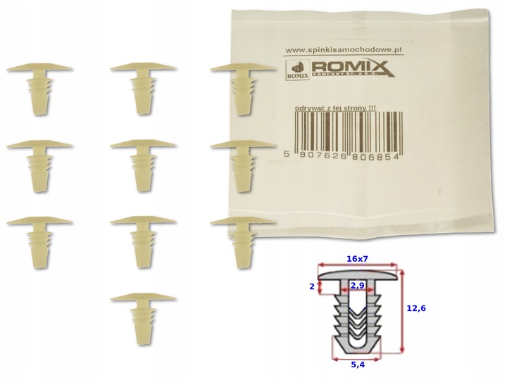 HONDA ACCORD III 85-89 SEGTUKAS SPAUSTELIS SMAIGELIS 10 VNT. nuotrauka 1