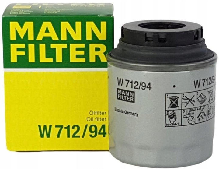 MANN-FILTER DANS 712/94 FILTRE HUILES