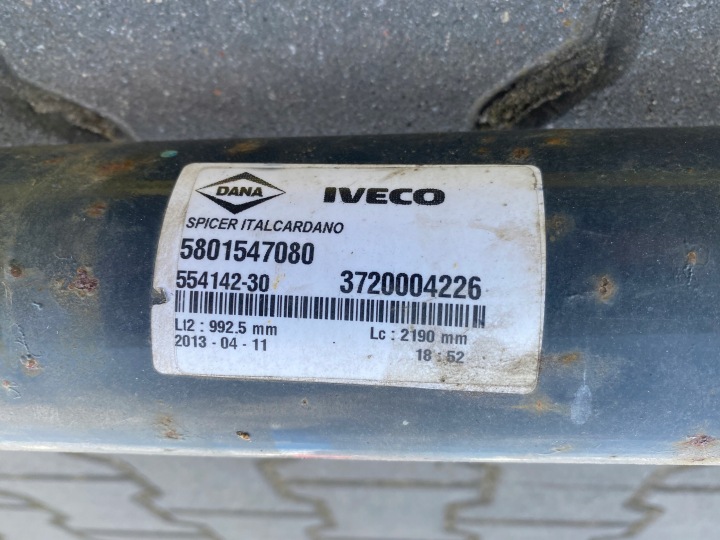 IVECO DAILY 06- 305CM 3.0 JTD HPI ARBRE DE TRANSMISSION PEDNY 1T