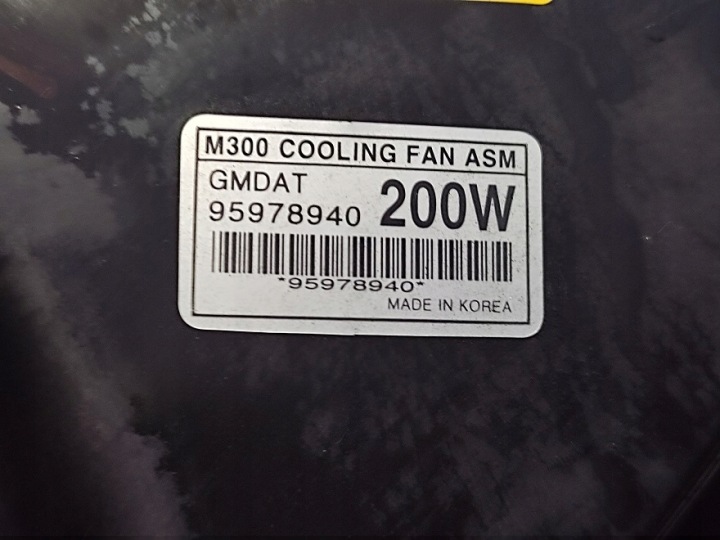 CHEVROLET SPARK M300 ENSEMBLE RADIATEURS 95978940
