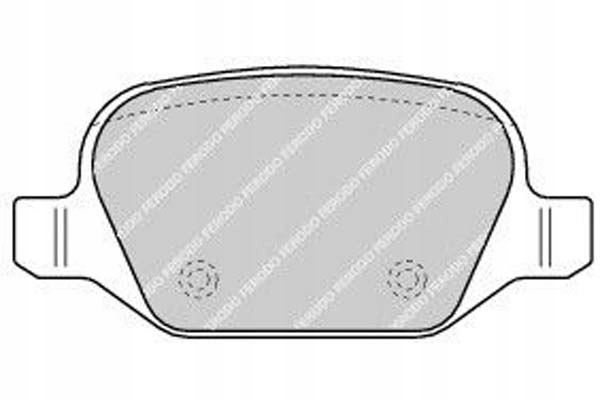 FERODO PLAQUETTES FREIN FDB1349