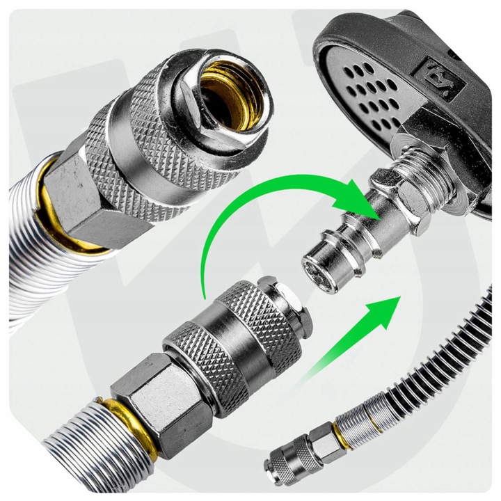 TUYAU FIL PNEUMATIQUE CAOUTCHOUC 20 M 6X13 MM ZAKUWANY VERS COMPRESSEUR WUBER
