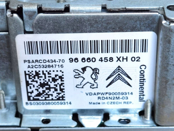 RADIO AUTOMOBILE PEUGEOT 308 T7 2009 96660458XH