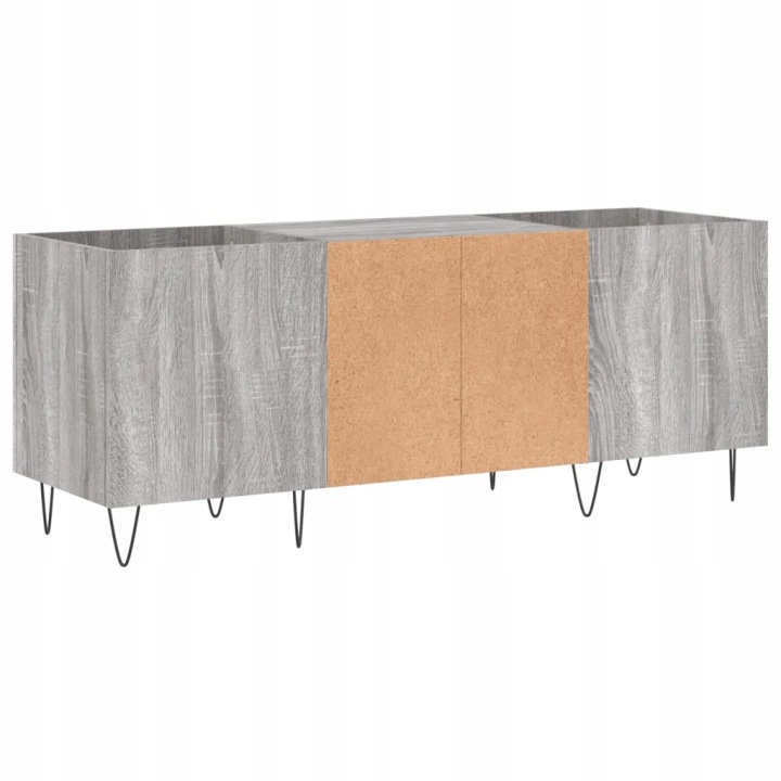 VIDAXL CASIER SUR PLYTY, GRIS DAB SONOMA, 121X38X48 CM