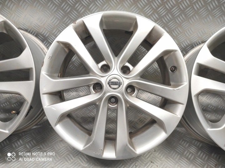 LLANTAS DE ALUMINIO 17'' 5X114.3 ET47 17X7J NISSAN QASHQAI J10 JUKE F15 PULSAR 